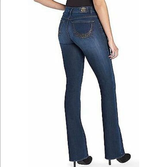 Rock & Republic Jeans Embellished Bootcut Kasandra Mon Cherie Wings - Picture 1 of 12